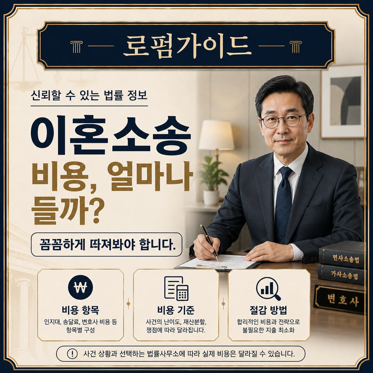 이혼소송 비용 안내 썸네일